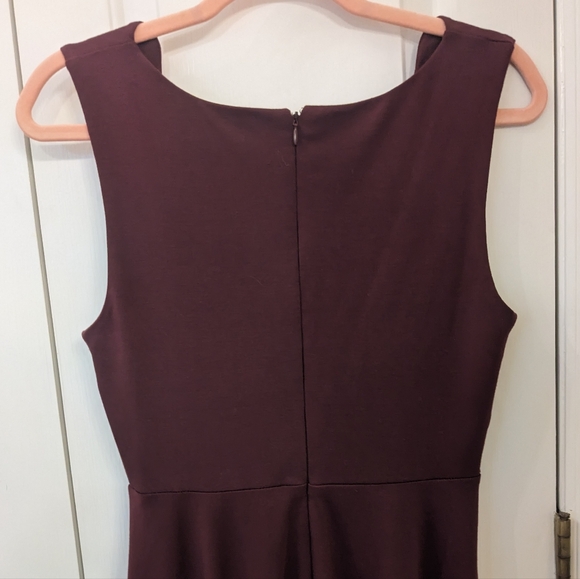 Altar's State Burgundy A-line Dress - Picture 4 of 5